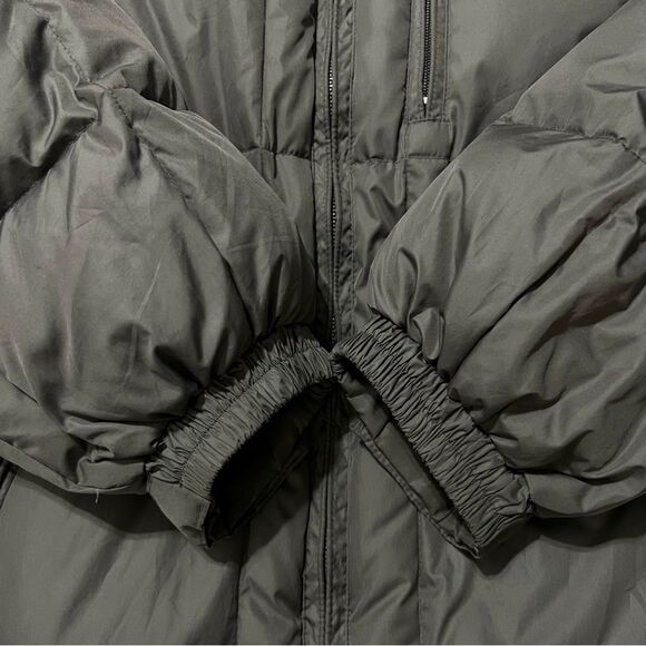 Brandon Thomas Men’s  Goose Down Puffer Hooded Jacket Grey L Gorpcore Outdoors - Picture 3 of 9